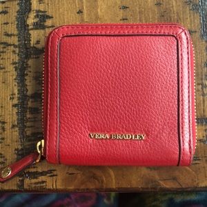 Vera Bradley Leather Red Wallet